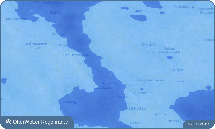 OtterWetter Regenradar-Widget Altwied