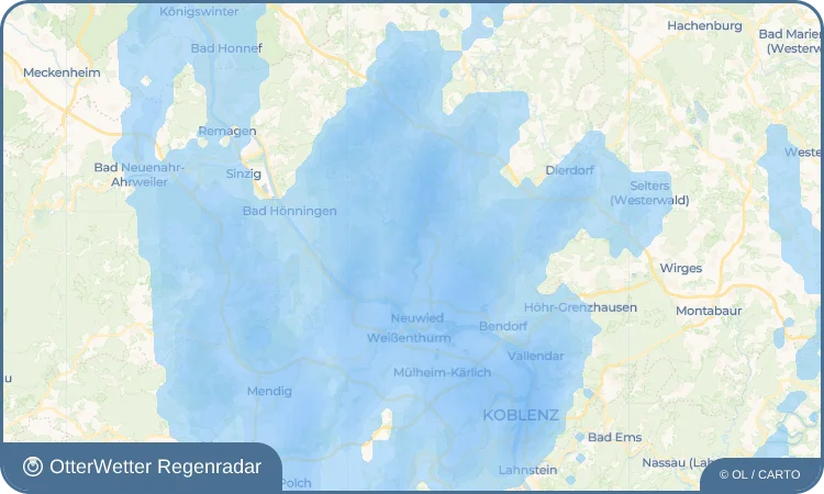 Widget-Vorschau für Altwied Wetter-Widget-Vorschau mit Vorhersagedaten für Altwied