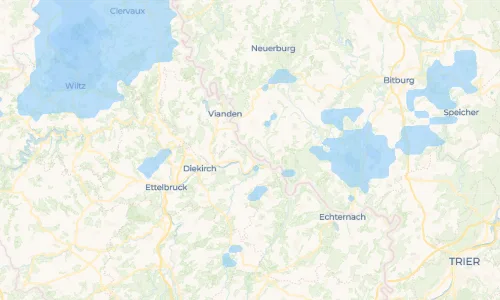 Regenradar Vorschaubild - Aktuelle Niederschläge in Ammeldingen an der Our und Umgebung