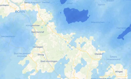 Regenradar Vorschaubild - Aktuelle Niederschläge in Ammerich und Umgebung