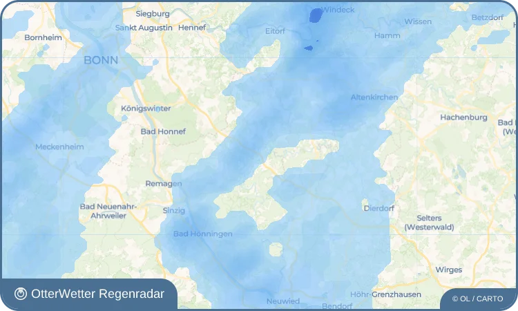 Widget-Vorschau für Ammerich Wetter-Widget-Vorschau mit Vorhersagedaten für Ammerich