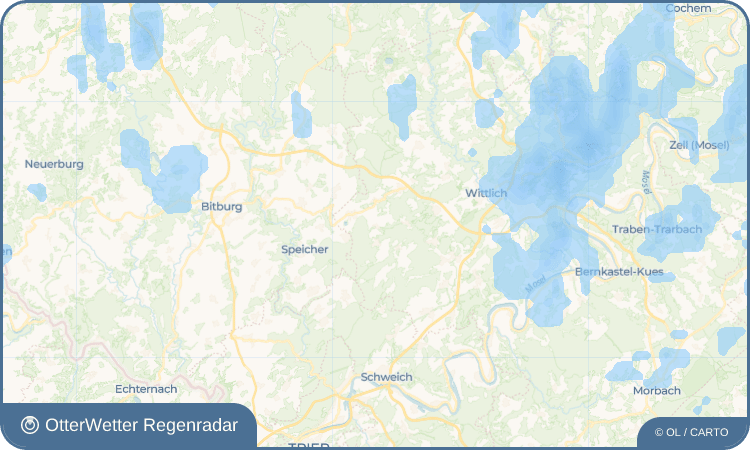 Widget-Vorschau für Arenrath Wetter-Widget-Vorschau mit Vorhersagedaten für Arenrath