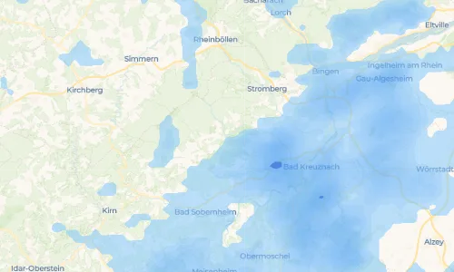 Regenradar Vorschaubild - Aktuelle Niederschläge in Argenschwang und Umgebung