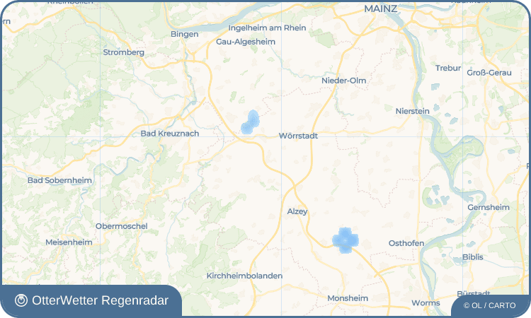 OtterWetter Regenradar-Widget Armsheim