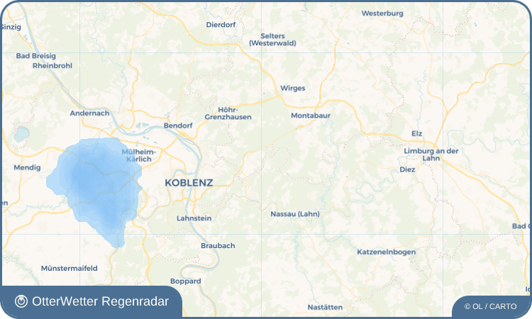 OtterWetter Regenradar-Widget Arzbach
