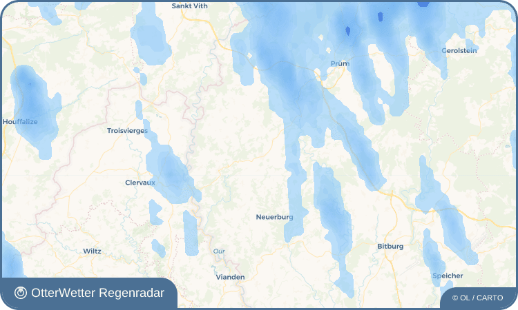 Widget-Vorschau für Arzfeld Wetter-Widget-Vorschau mit Vorhersagedaten für Arzfeld