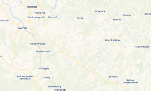 Regenradar Vorschaubild - Aktuelle Niederschläge in Asbach und Umgebung
