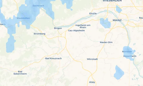 Regenradar Vorschaubild - Aktuelle Niederschläge in Aspisheim und Umgebung