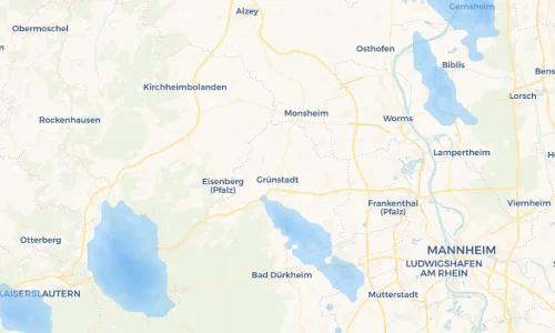 Regenradar Vorschaubild - Aktuelle Niederschläge in Asselheim und Umgebung