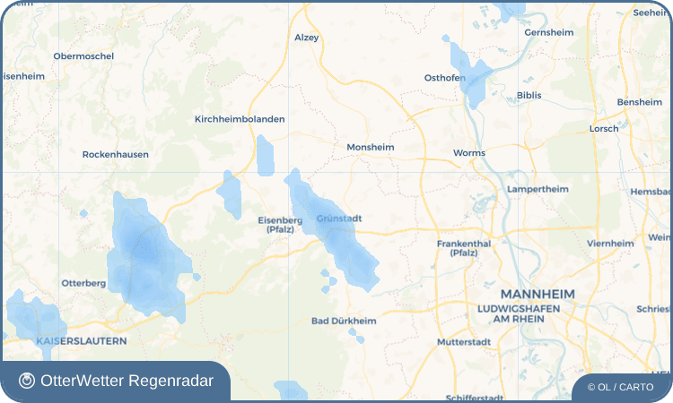 OtterWetter Regenradar-Widget Asselheim