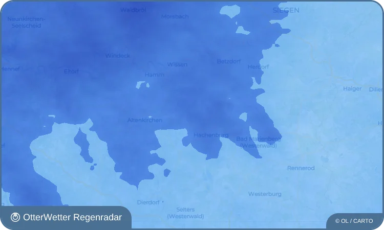 Widget-Vorschau für Astert Wetter-Widget-Vorschau mit Vorhersagedaten für Astert
