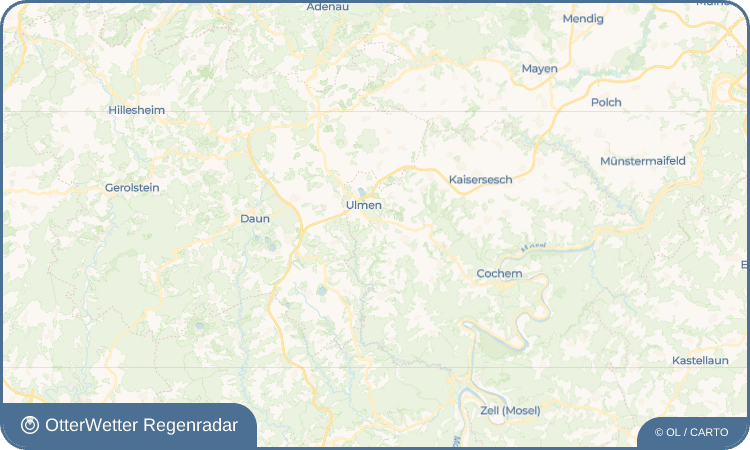 OtterWetter Regenradar-Widget Auderath