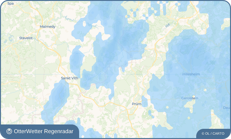 OtterWetter Regenradar-Widget Auw bei Prüm