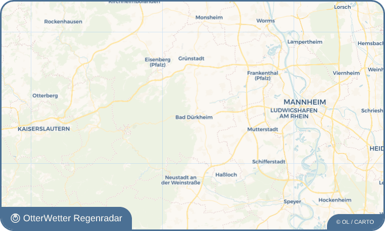 OtterWetter Regenradar-Widget Bad Dürkheim