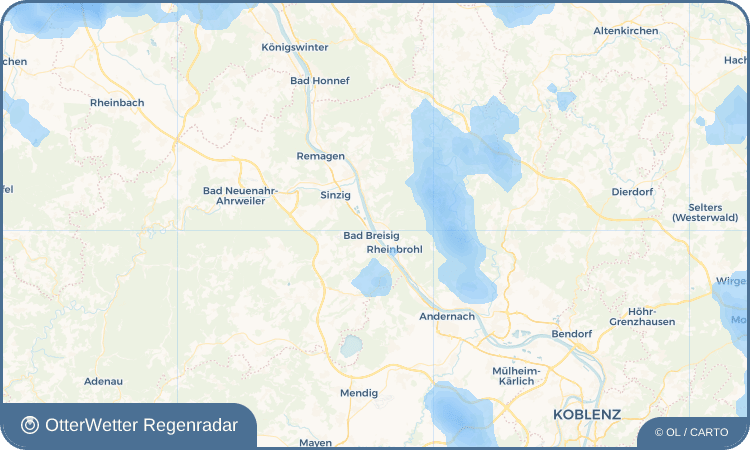 OtterWetter Regenradar-Widget Bad Hönningen