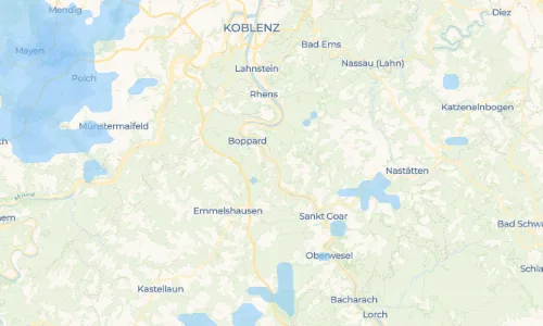 Regenradar Vorschaubild - Aktuelle Niederschläge in Bad Salzig und Umgebung