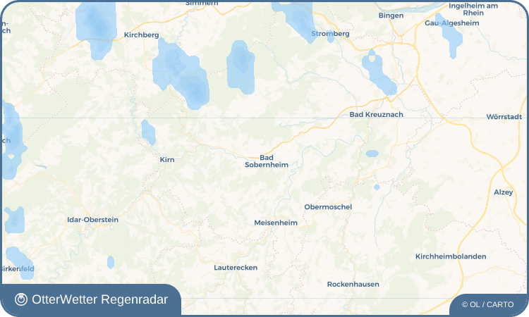 OtterWetter Regenradar-Widget Bad Sobernheim