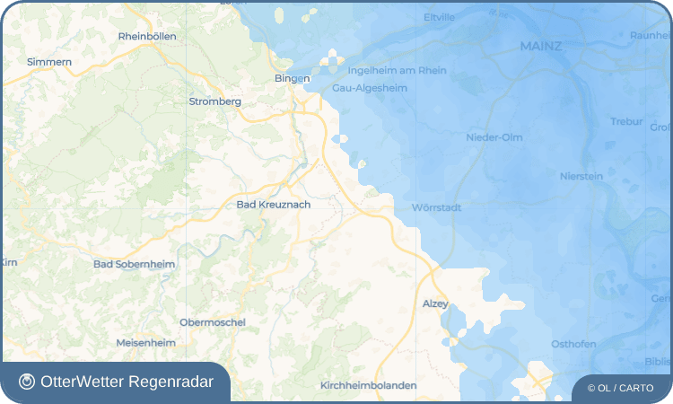 OtterWetter Regenradar-Widget Badenheim