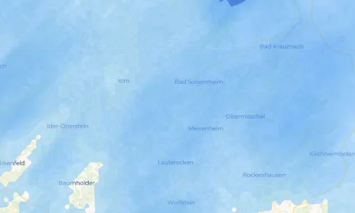 Regenradar Vorschaubild - Aktuelle Niederschläge in Bärweiler und Umgebung