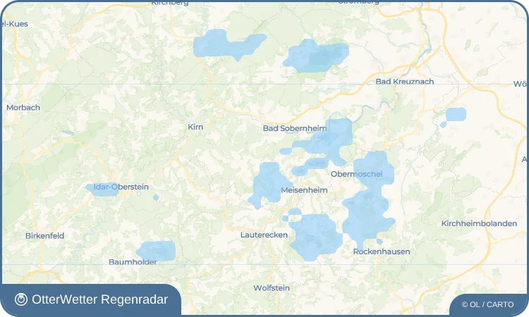 Wetter-Widget-Vorschau mit Vorhersagedaten für Bärweiler