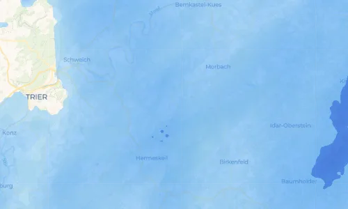 Regenradar Vorschaubild - Aktuelle Niederschläge in Bäsch und Umgebung