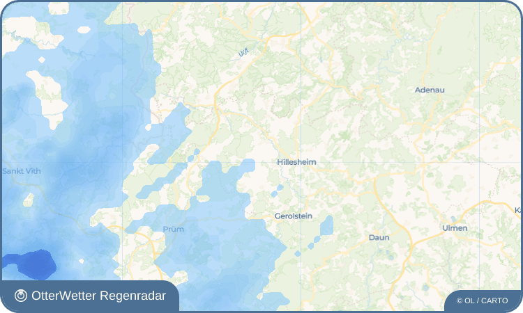 OtterWetter Regenradar-Widget Basberg
