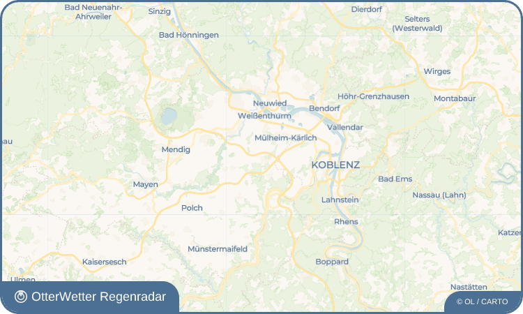 Widget-Vorschau für Bassenheim Wetter-Widget-Vorschau mit Vorhersagedaten für Bassenheim
