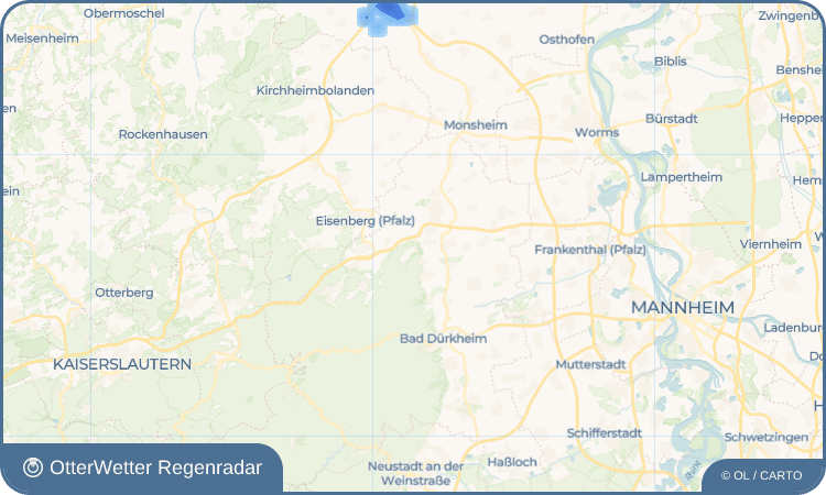 OtterWetter Regenradar-Widget Battenberg