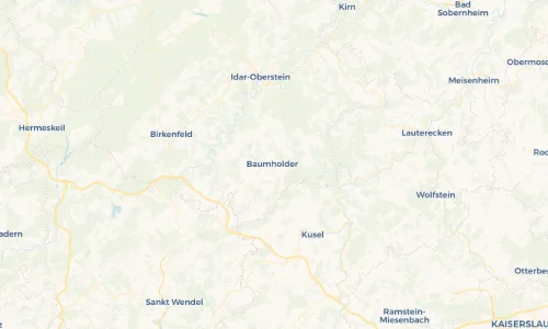 Regenradar Vorschaubild - Aktuelle Niederschläge in Baumholder und Umgebung