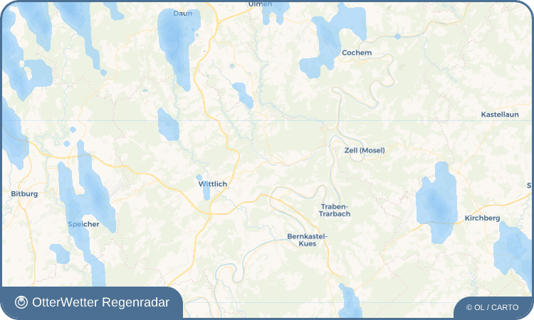 Widget-Vorschau für Bausendorf Wetter-Widget-Vorschau mit Vorhersagedaten für Bausendorf