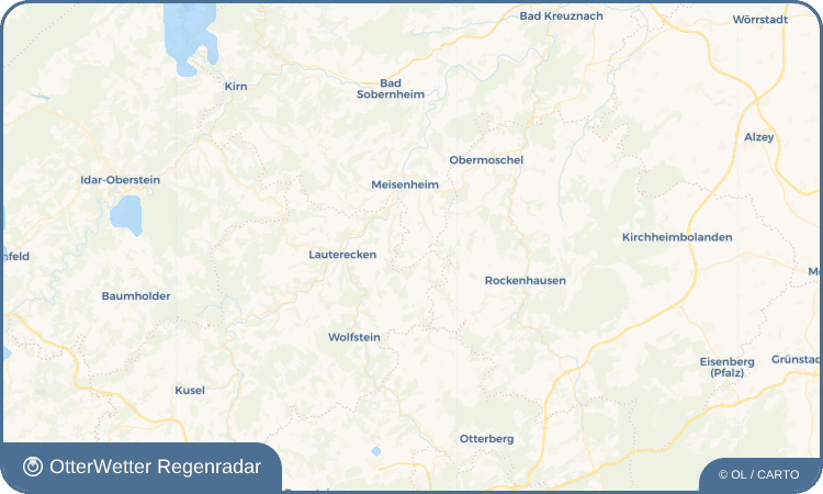 OtterWetter Regenradar-Widget Becherbach