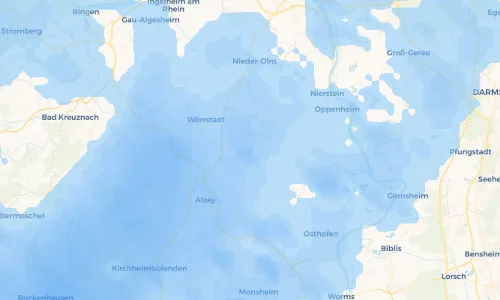 Regenradar Vorschaubild - Aktuelle Niederschläge in Bechtolsheim und Umgebung