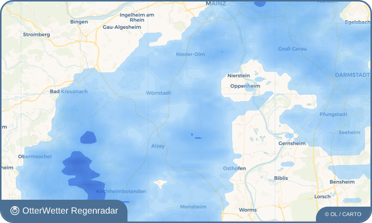 OtterWetter Regenradar-Widget Bechtolsheim