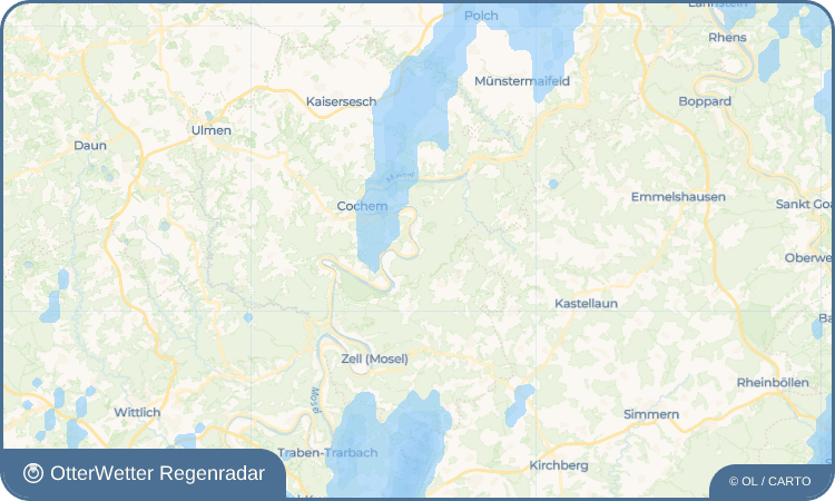 Widget-Vorschau für Beilstein Wetter-Widget-Vorschau mit Vorhersagedaten für Beilstein