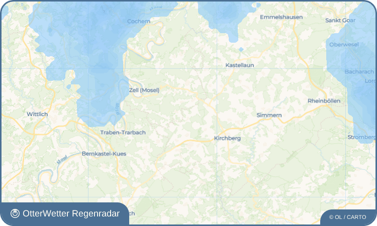 OtterWetter Regenradar-Widget Belg
