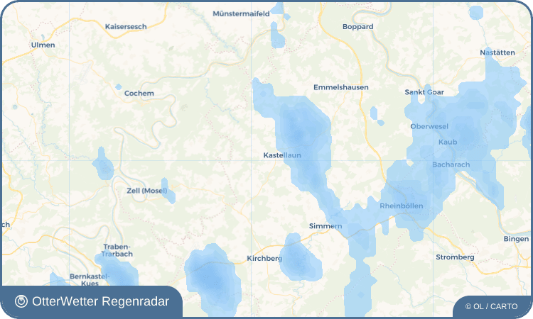 OtterWetter Regenradar-Widget Bell
