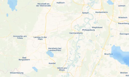 Regenradar Vorschaubild - Aktuelle Niederschläge in Bellheim und Umgebung