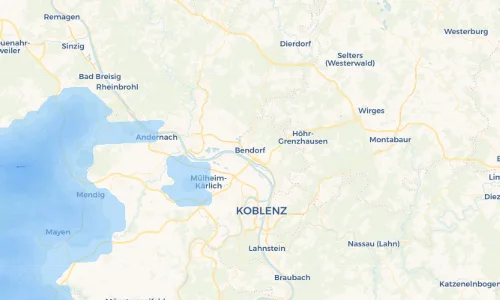 Regenradar Vorschaubild - Aktuelle Niederschläge in Bendorf und Umgebung