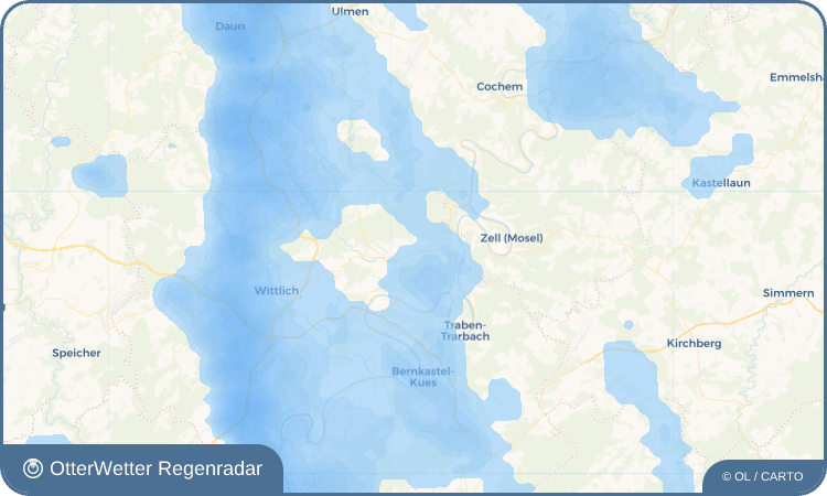 OtterWetter Regenradar-Widget Bengel