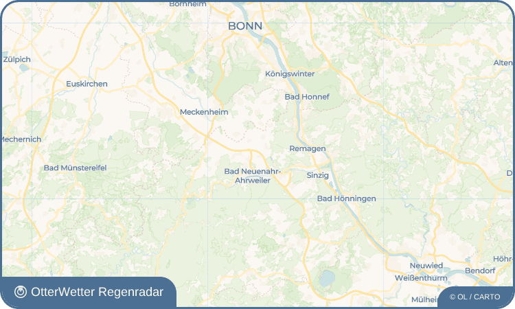 OtterWetter Regenradar-Widget Bengen
