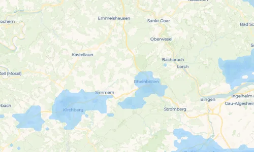 Regenradar Vorschaubild - Aktuelle Niederschläge in Benzweiler und Umgebung