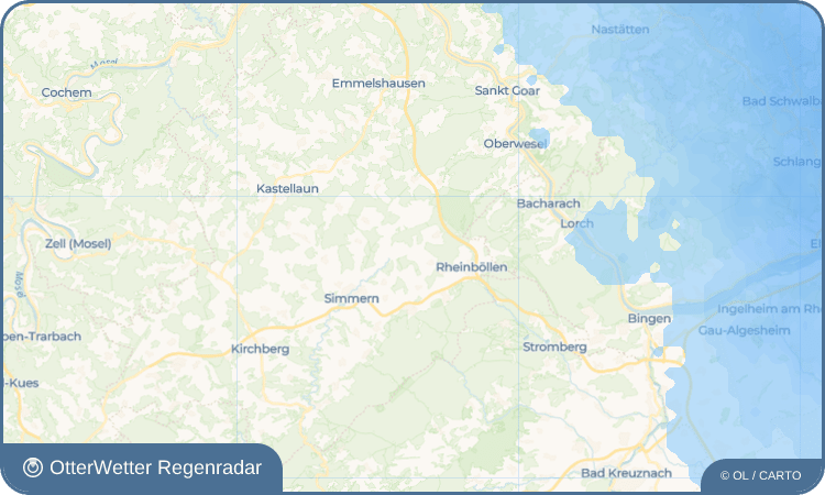 OtterWetter Regenradar-Widget Benzweiler
