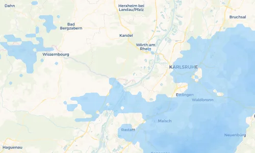 Regenradar Vorschaubild - Aktuelle Niederschläge in Berg (Pfalz) und Umgebung