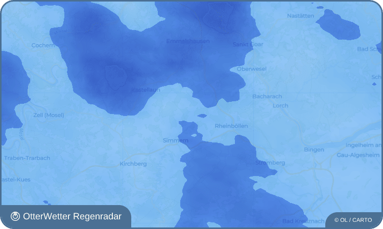 OtterWetter Regenradar-Widget Bergenhausen