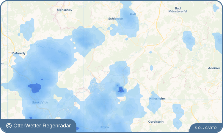 OtterWetter Regenradar-Widget Berk