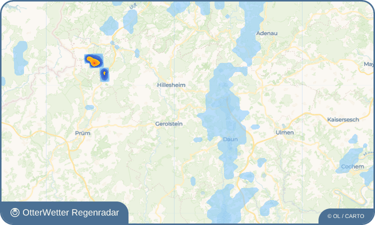Widget-Vorschau für Berlingen Wetter-Widget-Vorschau mit Vorhersagedaten für Berlingen