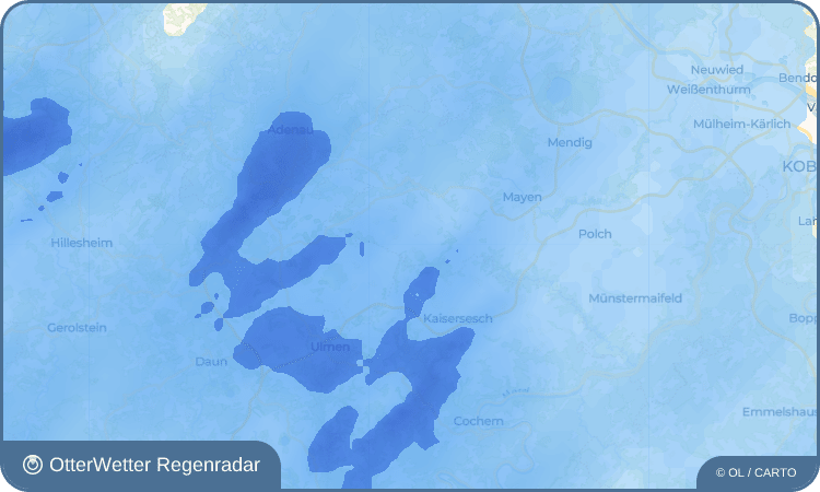 OtterWetter Regenradar-Widget Bermel