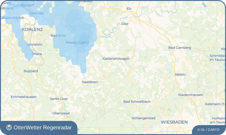 OtterWetter Regenradar-Widget Berndroth