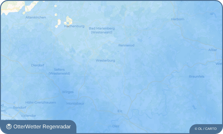 OtterWetter Regenradar-Widget Berzhahn