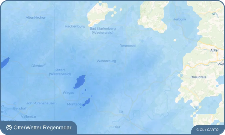 Widget-Vorschau für Berzhahn Wetter-Widget-Vorschau mit Vorhersagedaten für Berzhahn